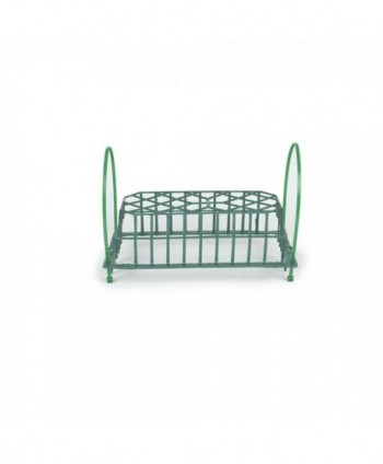 REJILLA CABEZAL REFORZADA 1 PASTILLA CON PINCHOS+ BRIDAS 23x11x7cm VERDE