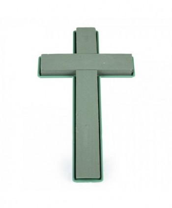 PACK 2 CRUCES BASE PLASTICO+ MOSY 60 x 37 cm VERDE