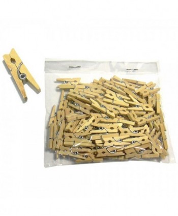 BOLSA 100 uds  MINI-PINZAS DE MADERA 2.5 cm NATURAL